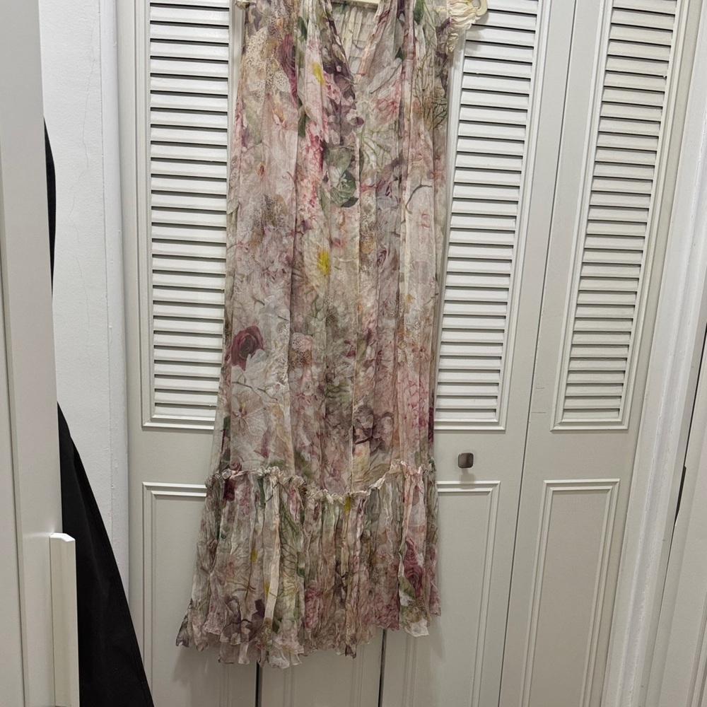 Zimmermann Floral Midi Dress - Multicolor